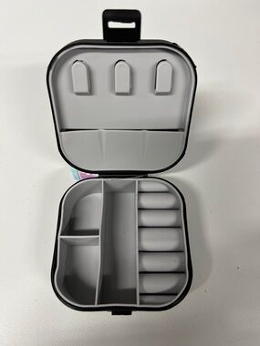 Compact Jewelry Organizer Box in black